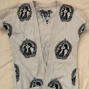 Drifter cotton vest/shrug